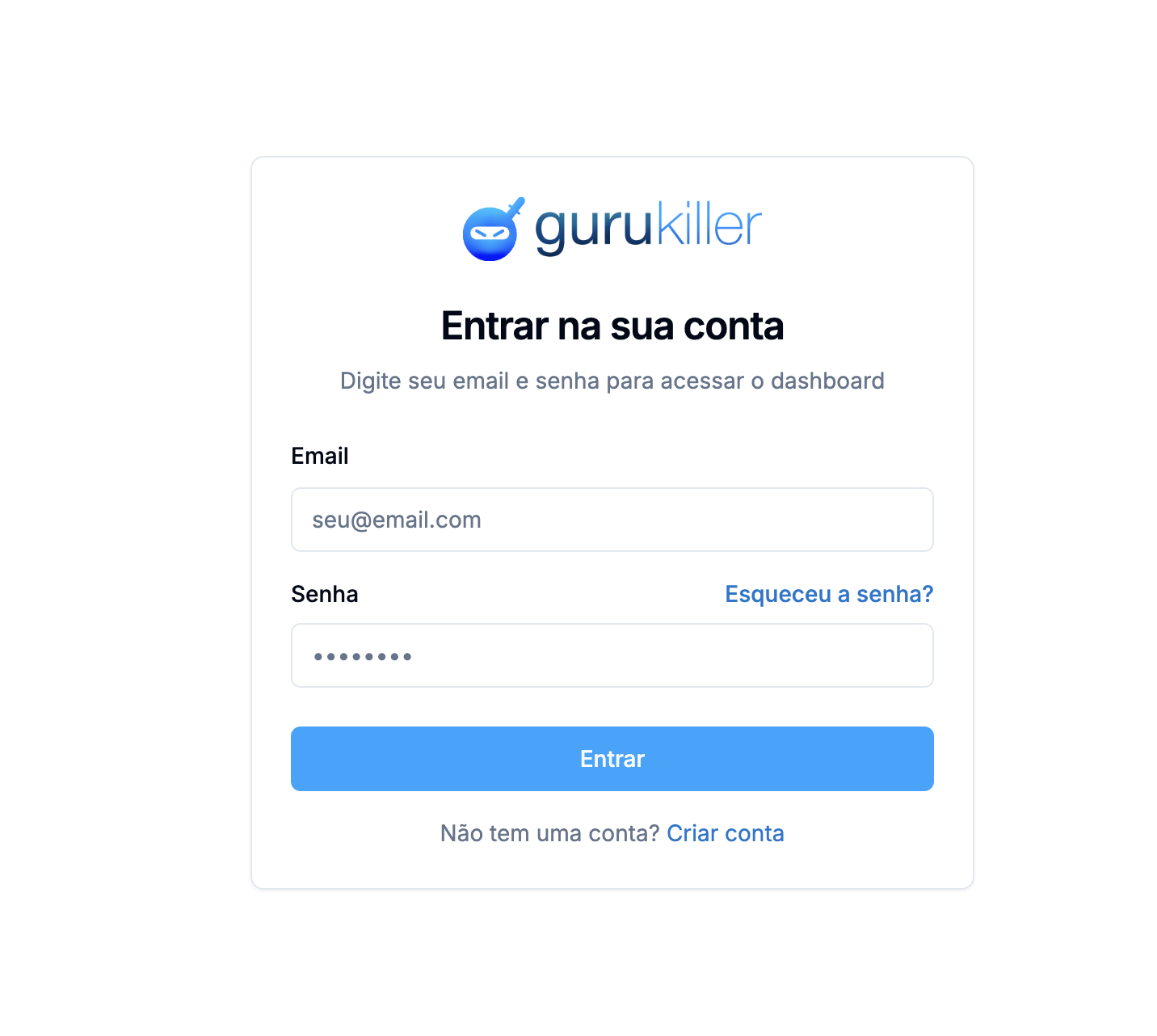 GuruKiller - Plataforma de IA para Marketing Digital